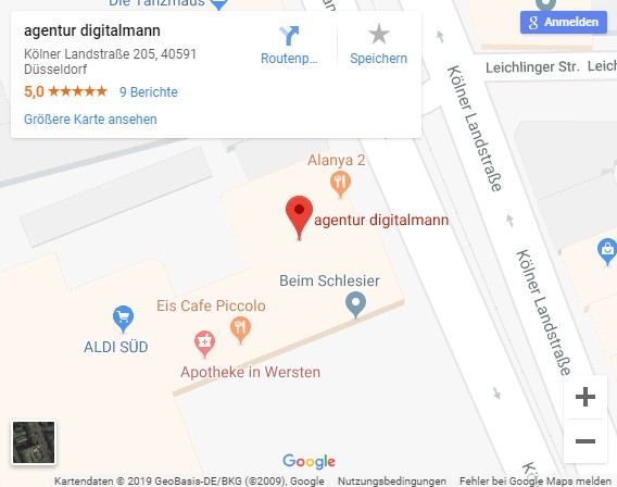 Google Maps agentur digitalmann